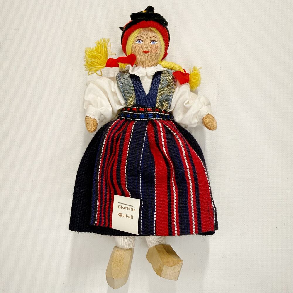 Charlotte Weibull Malmo Sweden Folk Costume Doll Skane